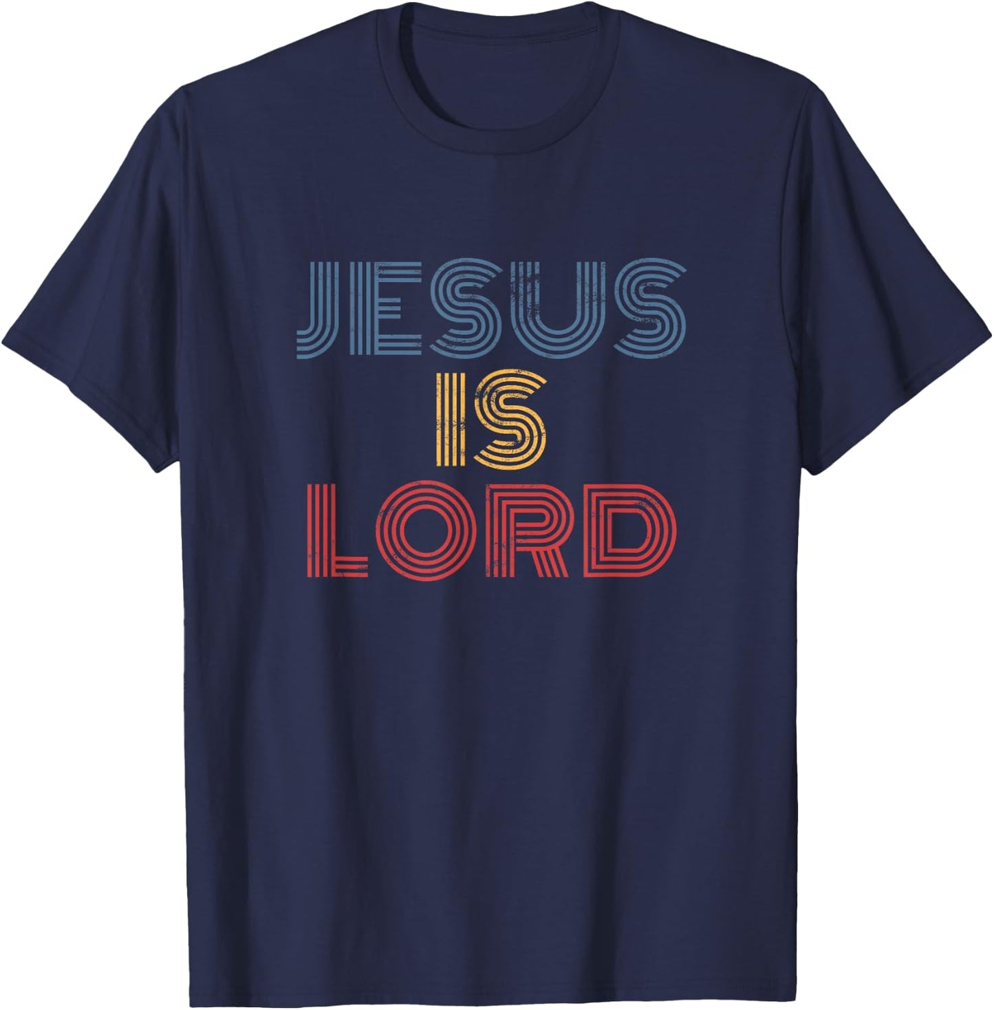 Tell Everyone About Jesus Christ Jesus Is Lord Cool Christian Worship T-Shirt - T-Shirt | Navy