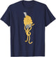 Spaghetti Pasta Noodles Italian Kitchen Chef Gourmet T-Shirt - T-Shirt | Navy