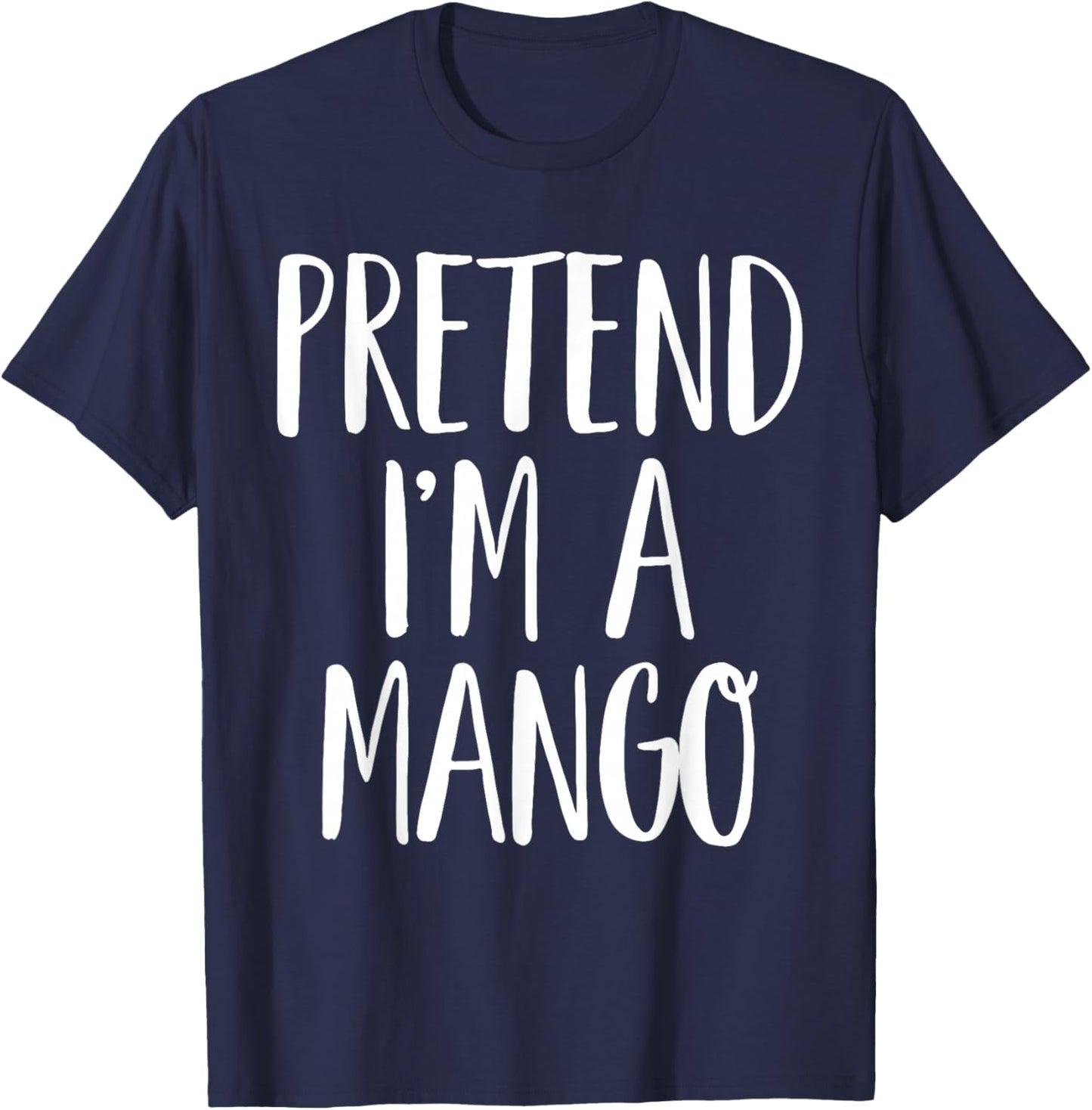 Pretend I'm A Mango Family Women Men Kids Halloween Costume T-Shirt - T-Shirt | Navy