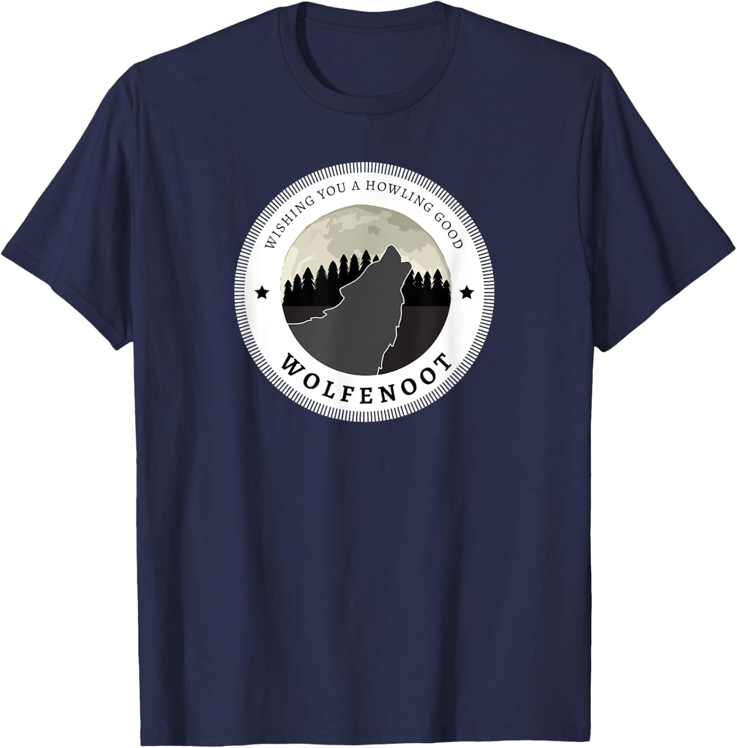 Wolfenoot Shirt Spirit of the Wolf Shirt Gift T-Shirt - T-Shirt | Navy