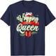 Cute Wrapping Queen Gift Wrapping Christmas T-Shirt - T-Shirt | Navy