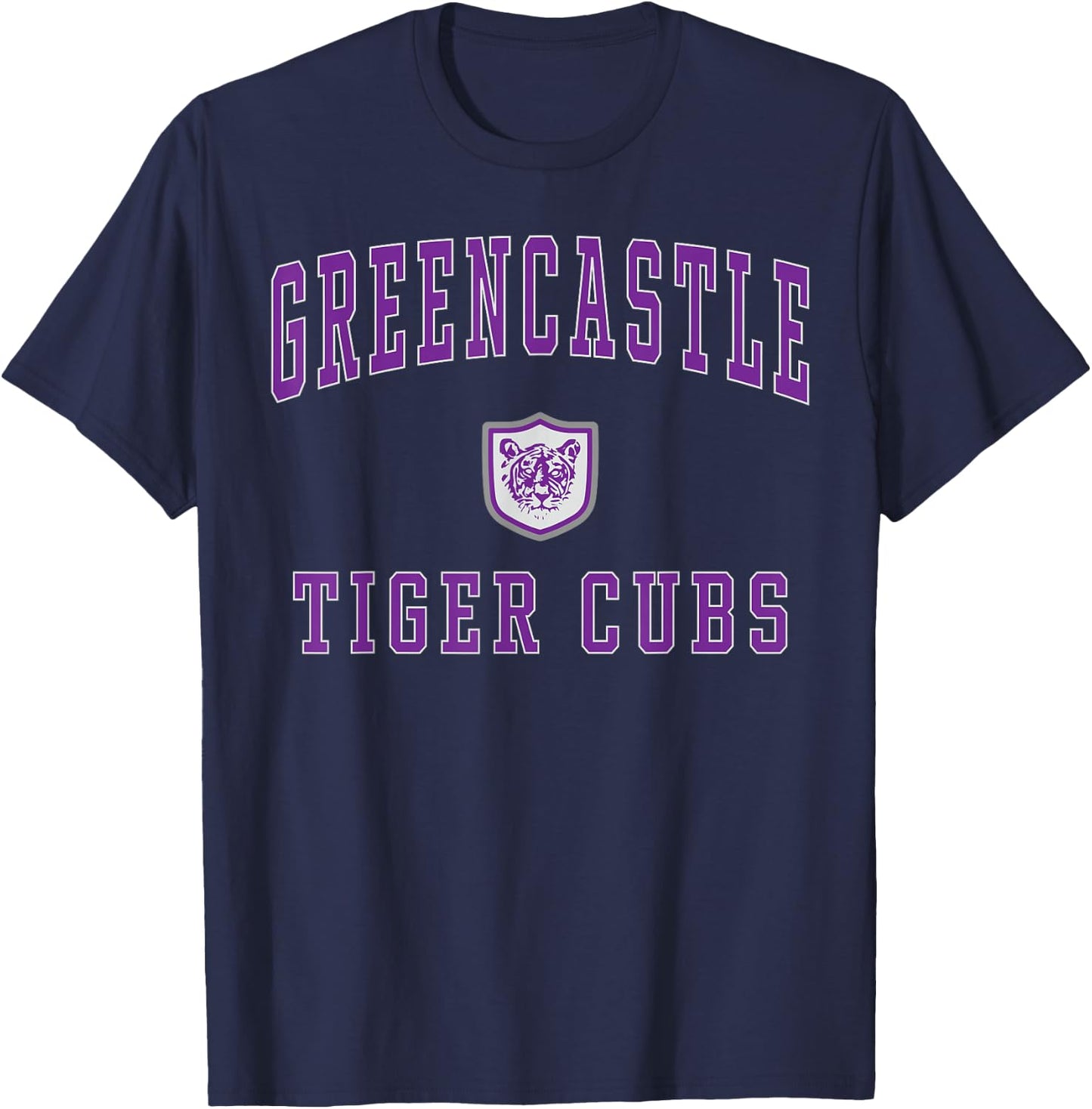 Greencastle High School Tiger Cubs T-Shirt - T-Shirt | Navy