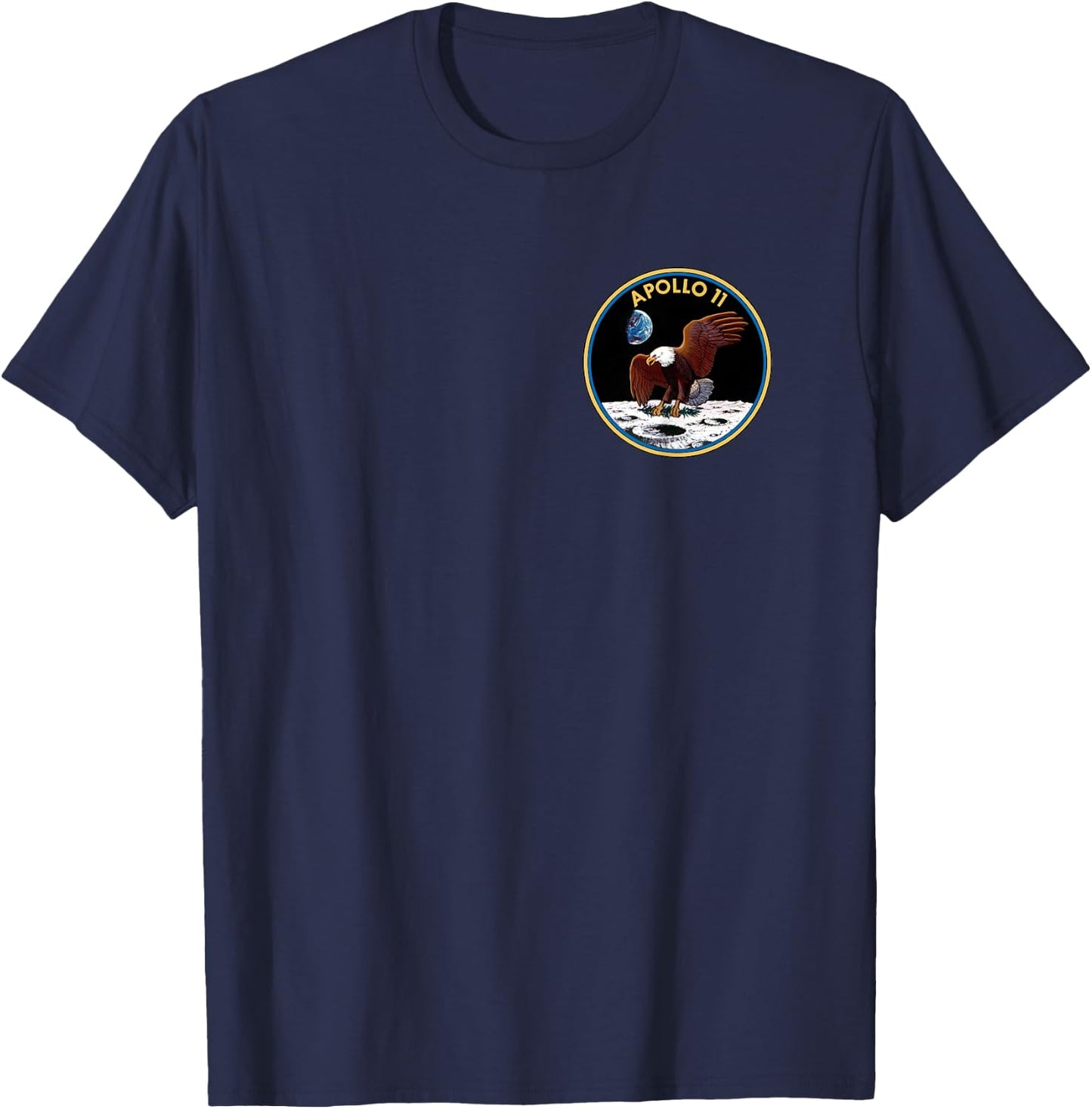 Apollo 11 - Apollo's 50th Anniversary - Pocket Logo T-Shirt - T-Shirt | Navy