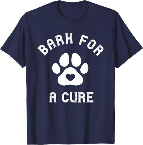 Bark For A Cure Paw Print Canine Cancer Pet Cancer