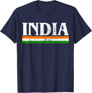 Travel Love India India Vintage T-Shirt - T-Shirt | Navy