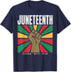 Juneteenth 1865 Freedom Day African Pride T-Shirt - T-Shirt | Navy