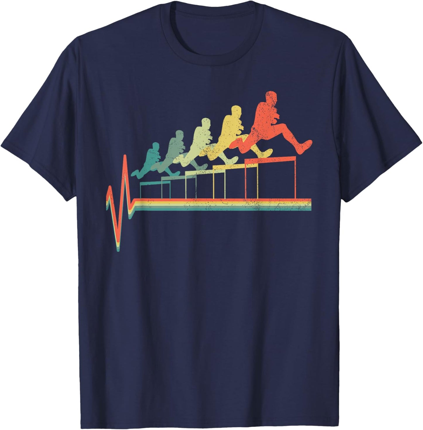 Hurdles T-Shirt - T-Shirt | Navy