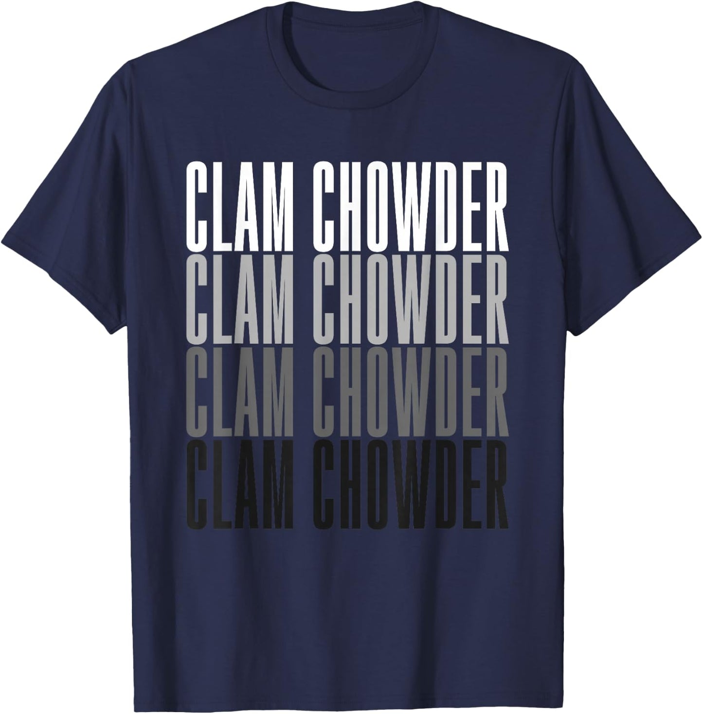 Clam Chowder Seafood Gift T-Shirt - T-Shirt | Navy