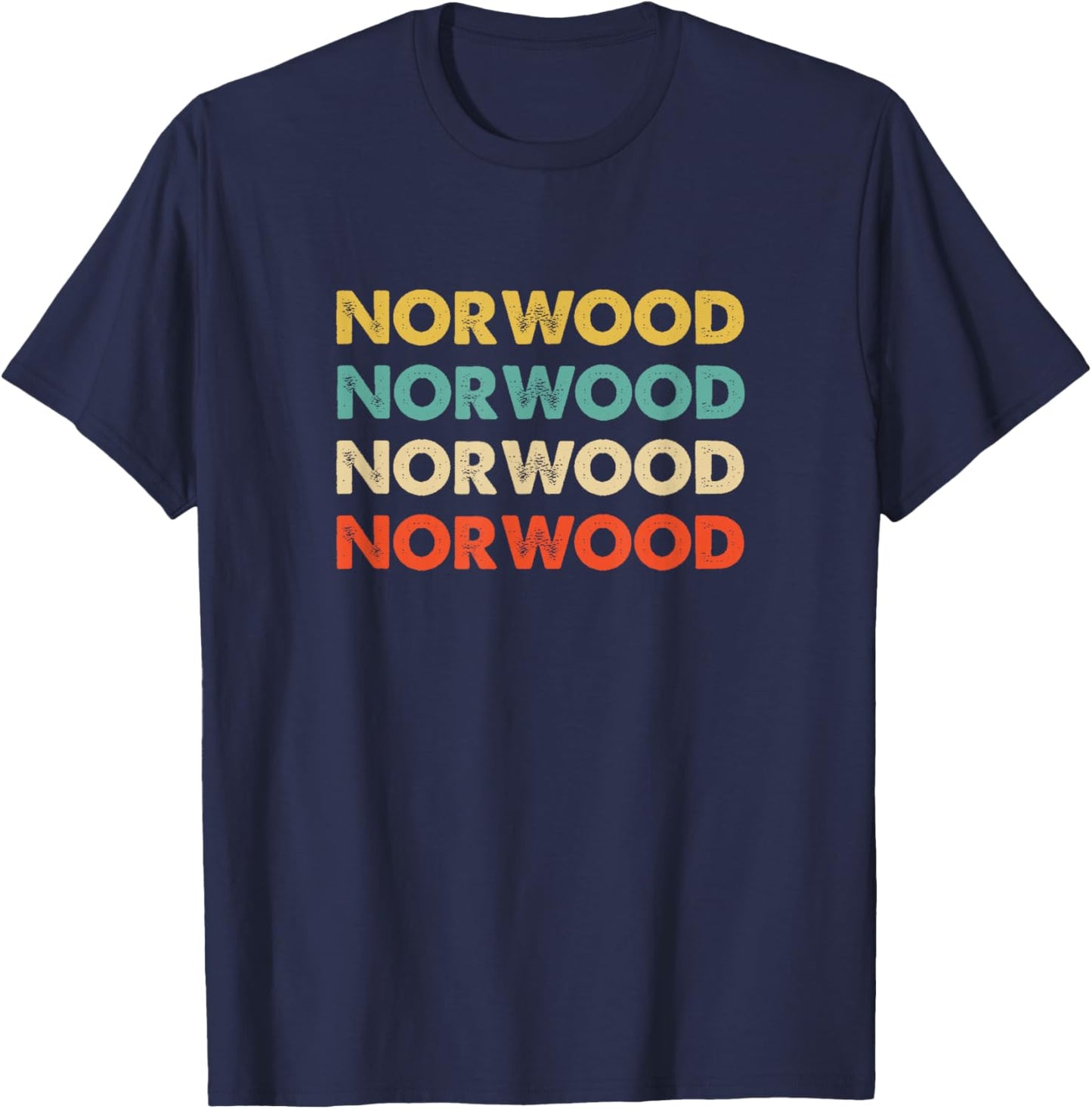Norwood Name T-Shirt - T-Shirt | Navy