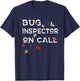Kids Bug Inspector Shirt On Call Boy Girl T-Shirt - T-Shirt | Navy