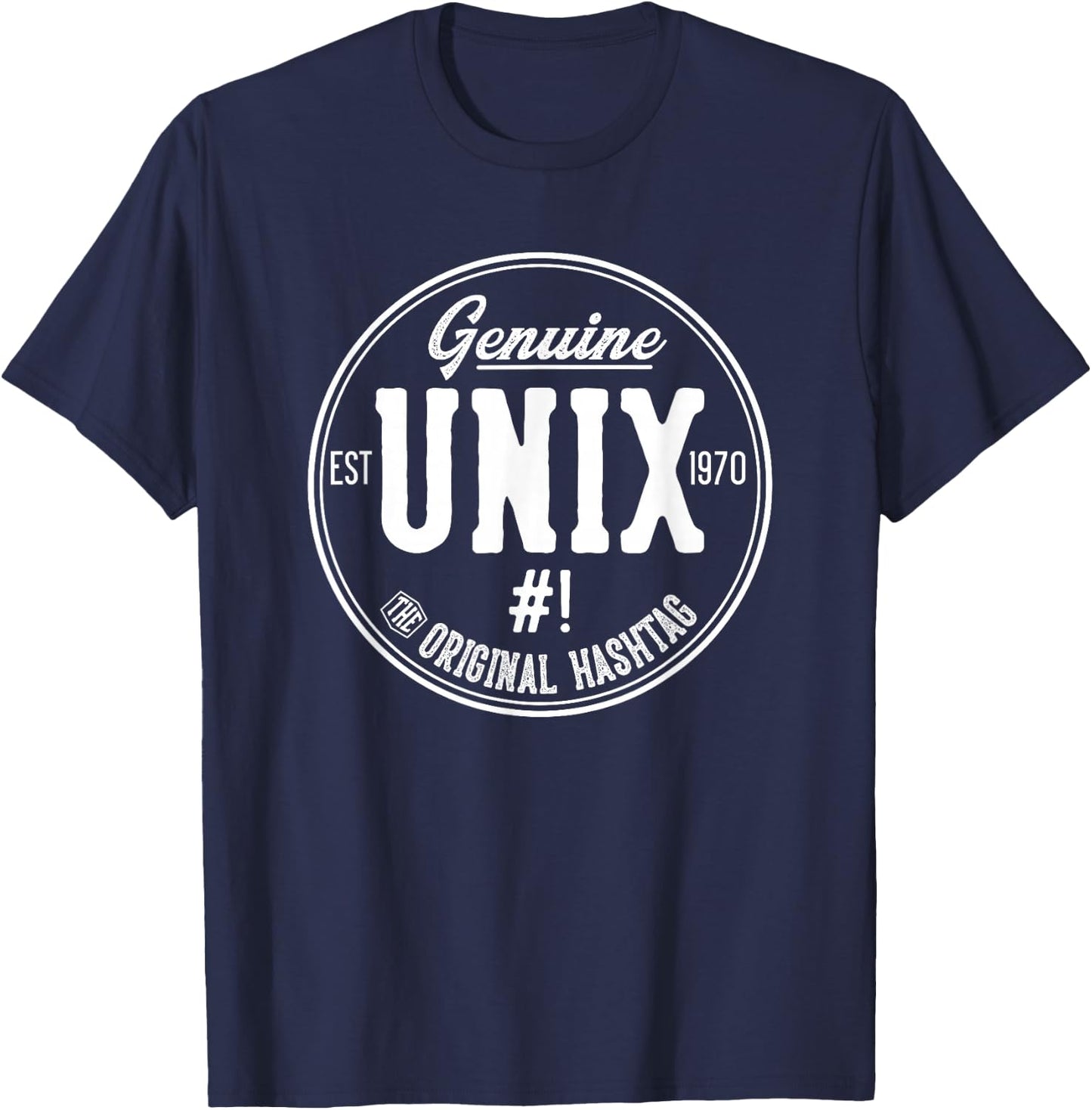 Retro Unix Sysadmin T-Shirt - T-Shirt | Navy