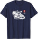 Manga ZN8 GR86 Drifting FA24 JDM T-Shirt - T-Shirt | Navy