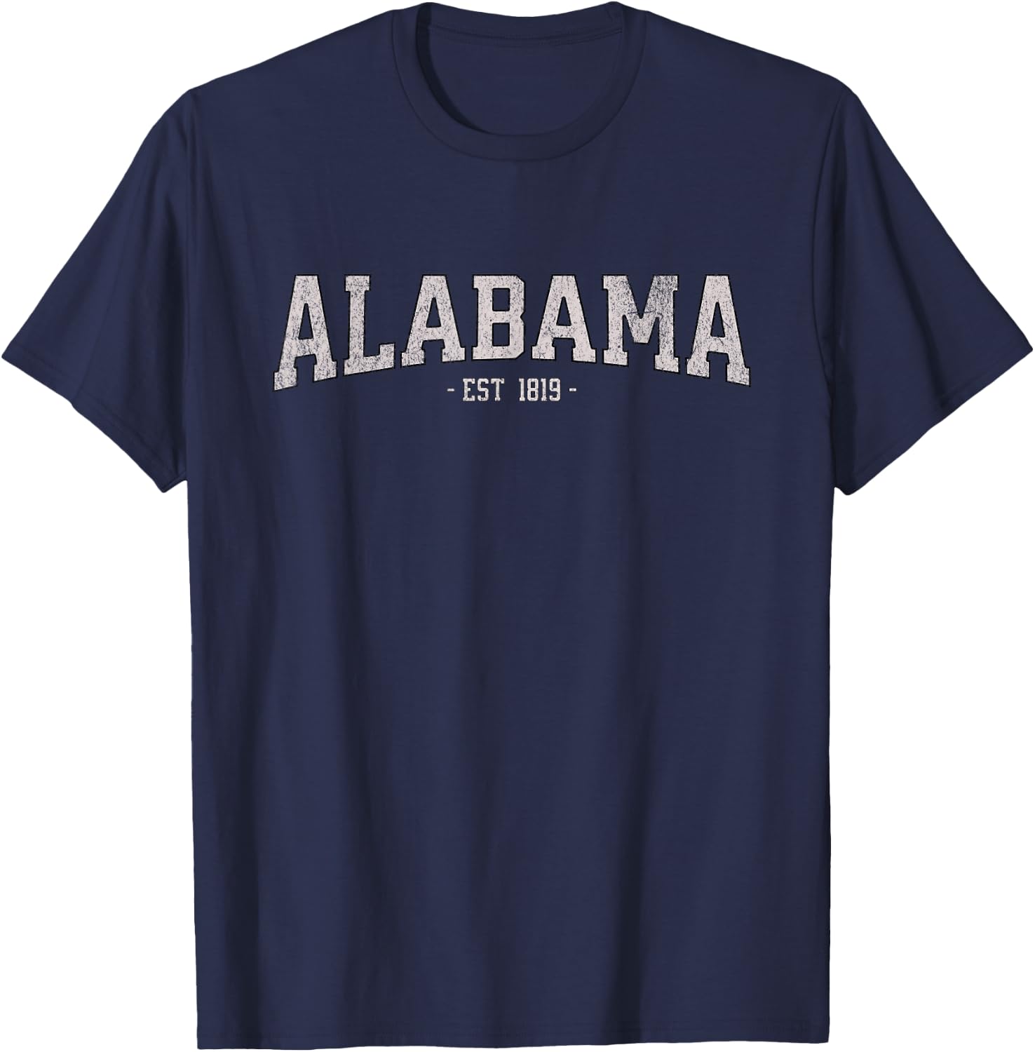 Vintage Alabama EST 1819 T-Shirt - T-Shirt | Navy