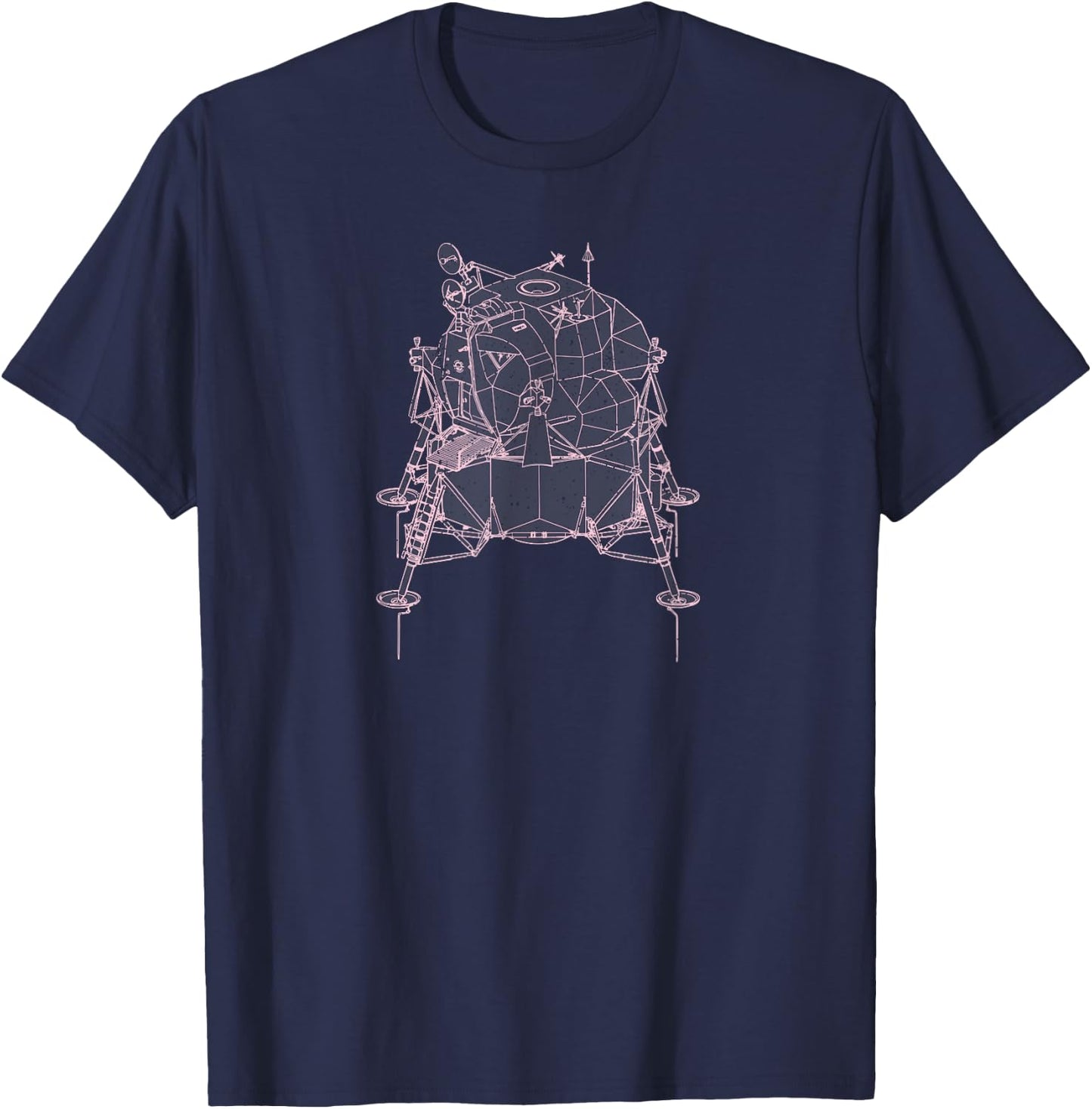 Apollo 11 50th Anniversary Lunar Module LEM Eagle T-Shirt - T-Shirt | Navy
