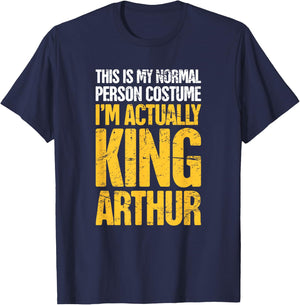 Medieval Literature King Arthur T-Shirt - T-Shirt | Navy