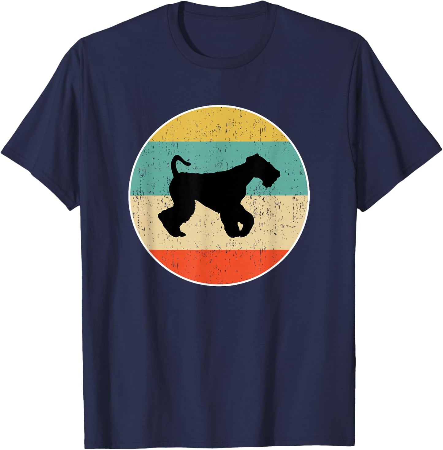 Airedale Terrier Dog T-Shirt - T-Shirt | Navy