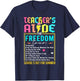 Funny Rock Last Day of School Teacher's Aide Summer Tour T-Shirt - T-Shirt | Navy
