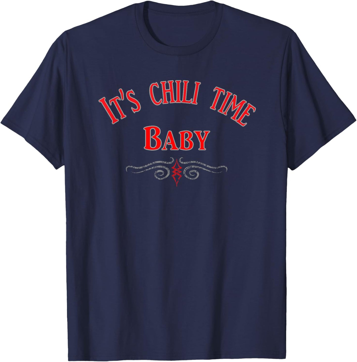 Chili Time Baby Chili Cookoff novelty designs T-Shirt - T-Shirt | Navy