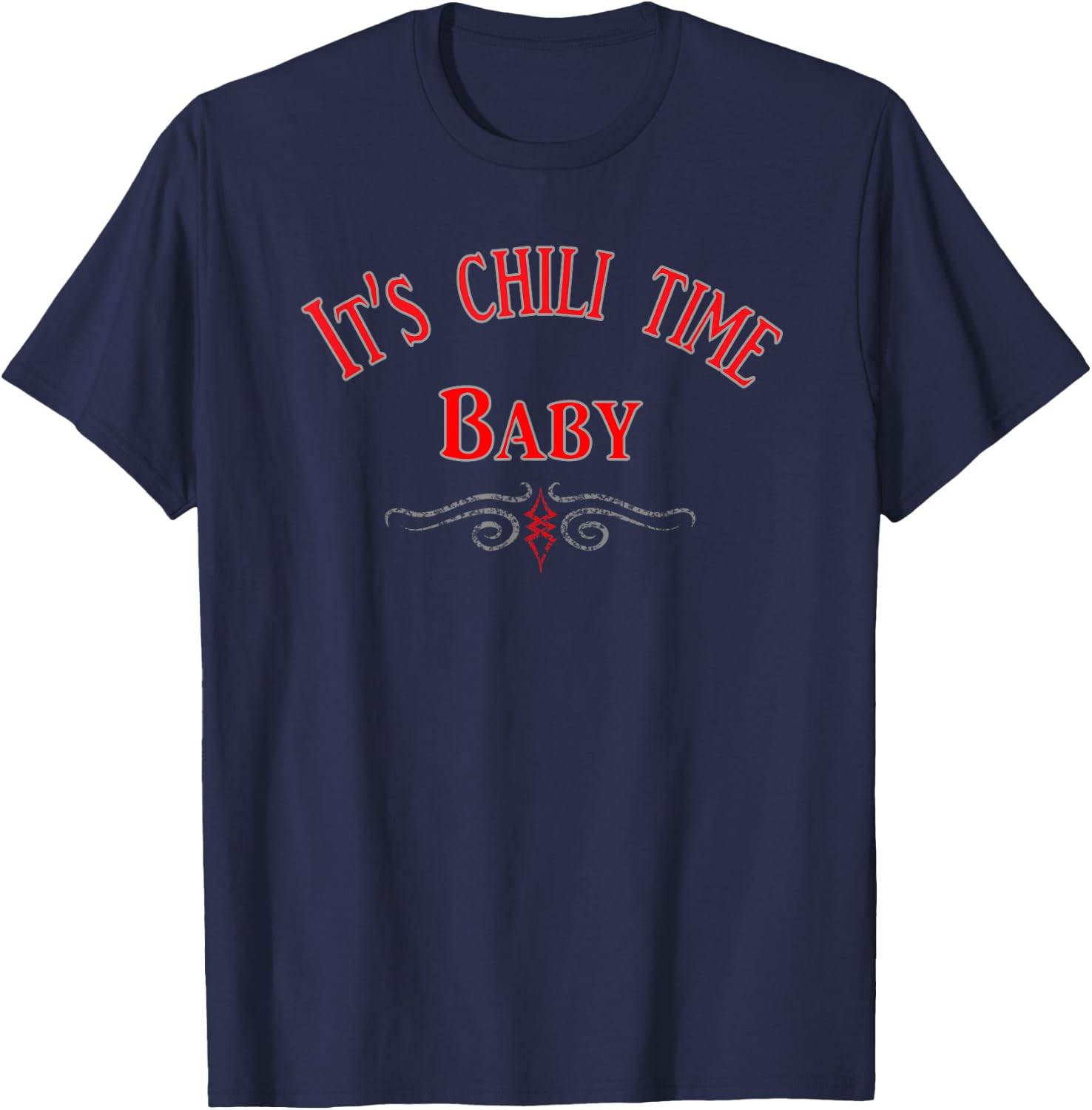 Chili Time Baby Chili Cookoff novelty designs T-Shirt - T-Shirt | Navy