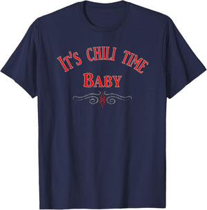 Chili Time Baby Chili Cookoff novelty designs T-Shirt - T-Shirt | Navy