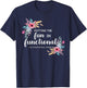 Occupational Therapy T Shirt OT Floral Therapist Gift T-Shirt - T-Shirt | Navy