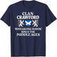 Crawford Scottish Family Clan Scotland Name T-Shirt - T-Shirt | Navy