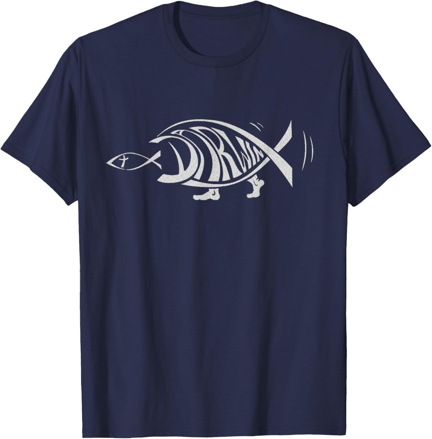 Anti Religion Atheist Atheism - Black, , Short Sleeve, Modern Cartoon - Small T-Shirt - T-Shirt | Navy