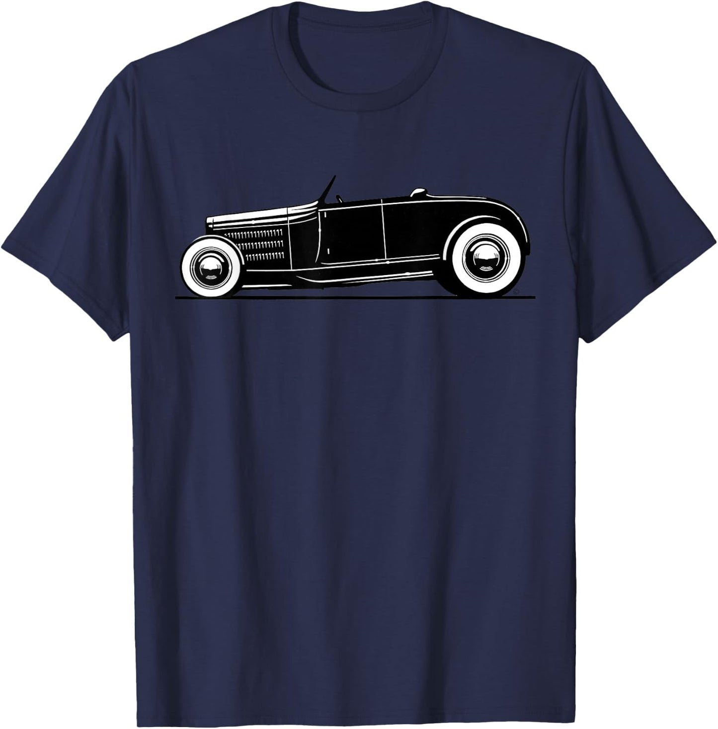 1929 Hot Rod Roadster T-Shirt - T-Shirt | Navy