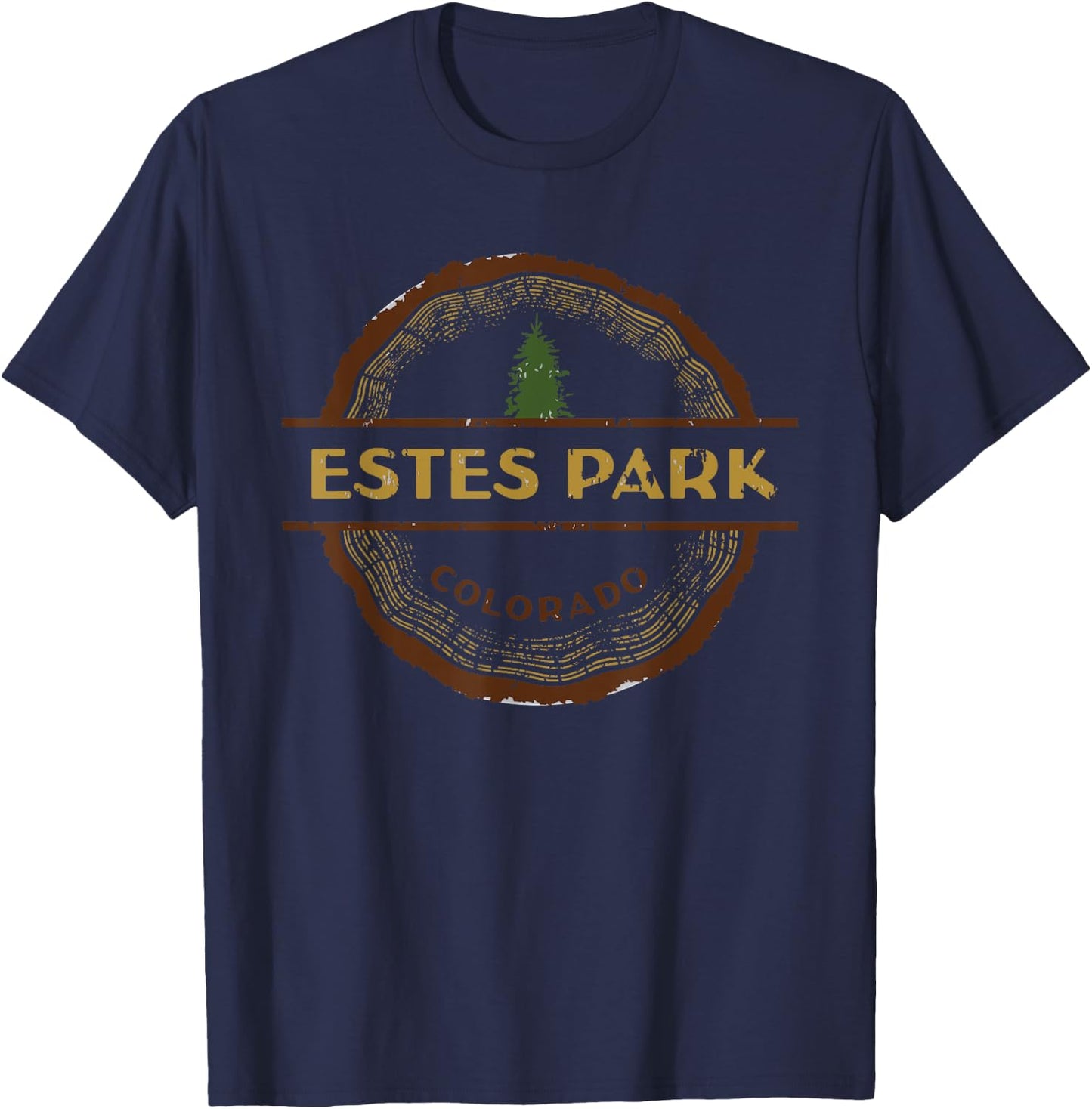 Estes National Park Colorado T-Shirt - T-Shirt | Navy