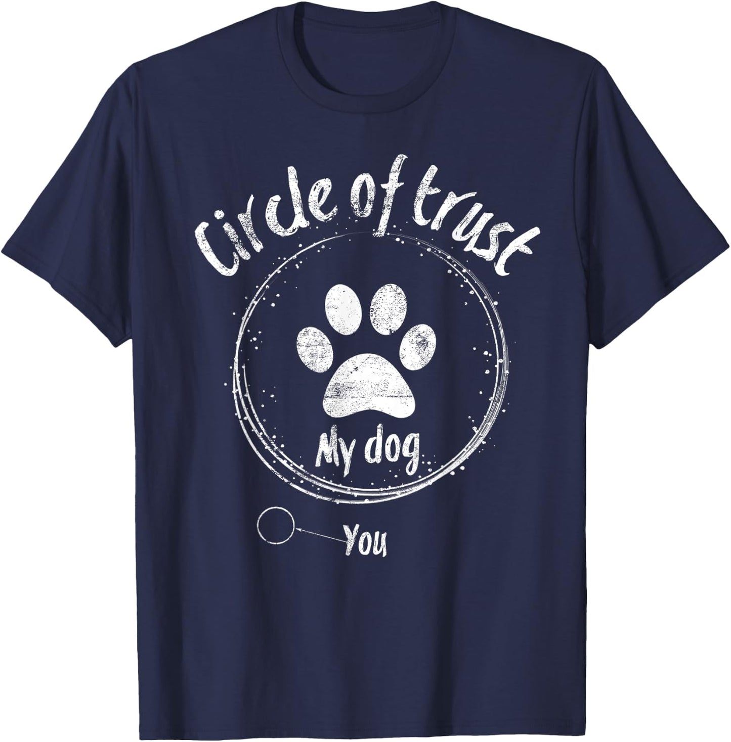 Circle of Trust Paw Print T Shirt T-Shirt - T-Shirt | Navy