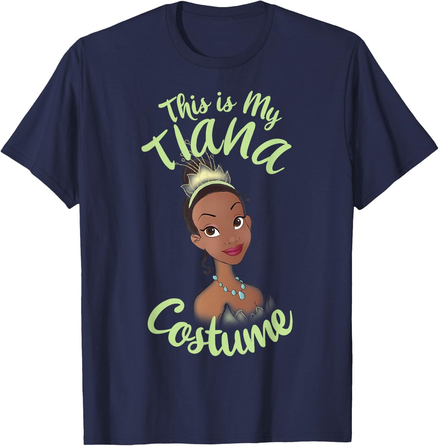 Disney The Princess and The Frog My Tiana Halloween Costume T-Shirt - T-Shirt | Navy