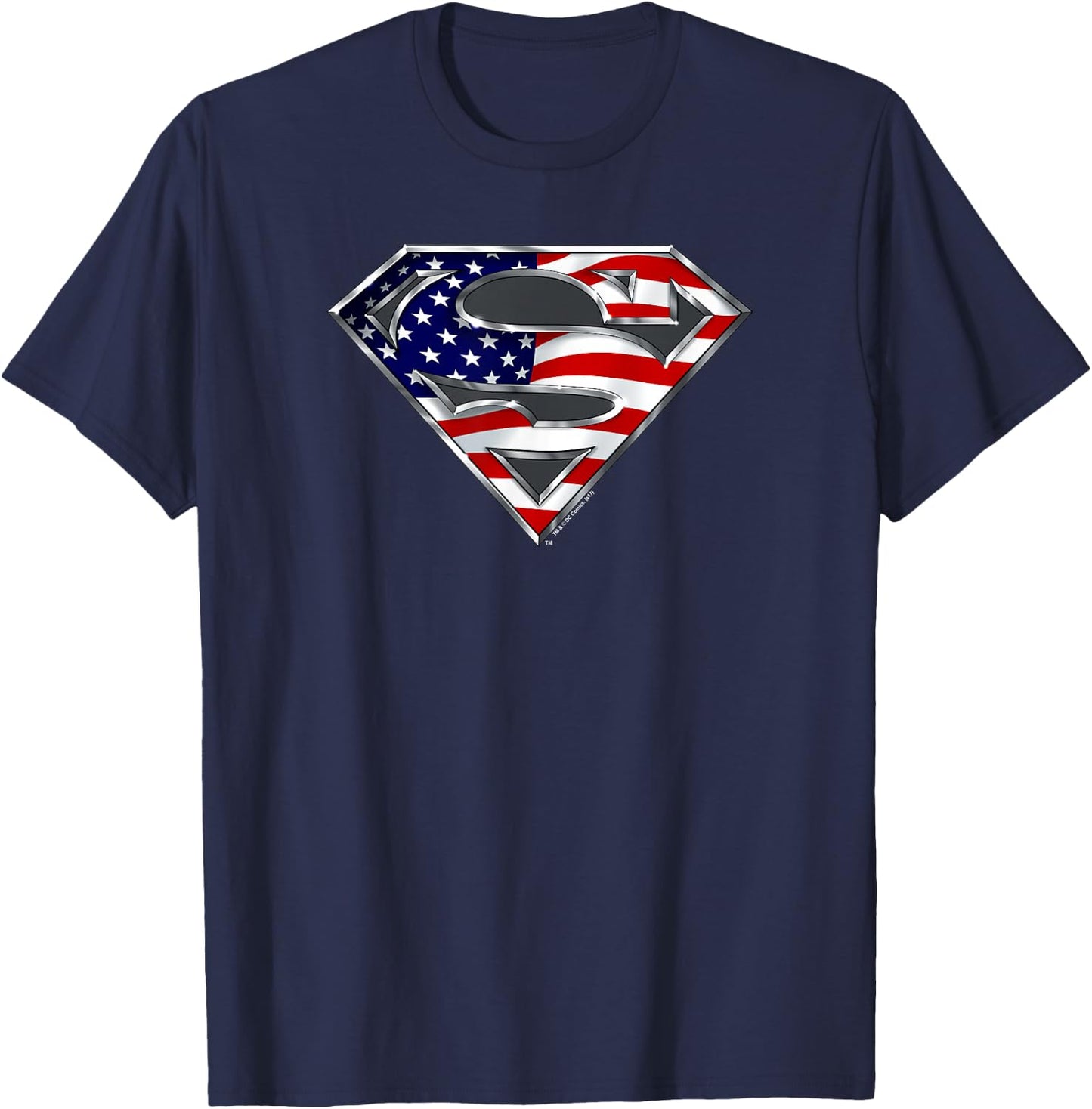 Superman All American Shield T-Shirt - T-Shirt | Navy