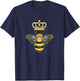 Queen Bee Shirt, Honey Bee Shirt, Bug Shirt, Vintage T-Shirt - T-Shirt | Navy