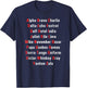 Alpha Bravo Charlie American T-Shirt - T-Shirt | Navy