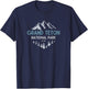 Grand Teton National Park Est 1929 Vintage National Park WY T-Shirt - T-Shirt | Navy