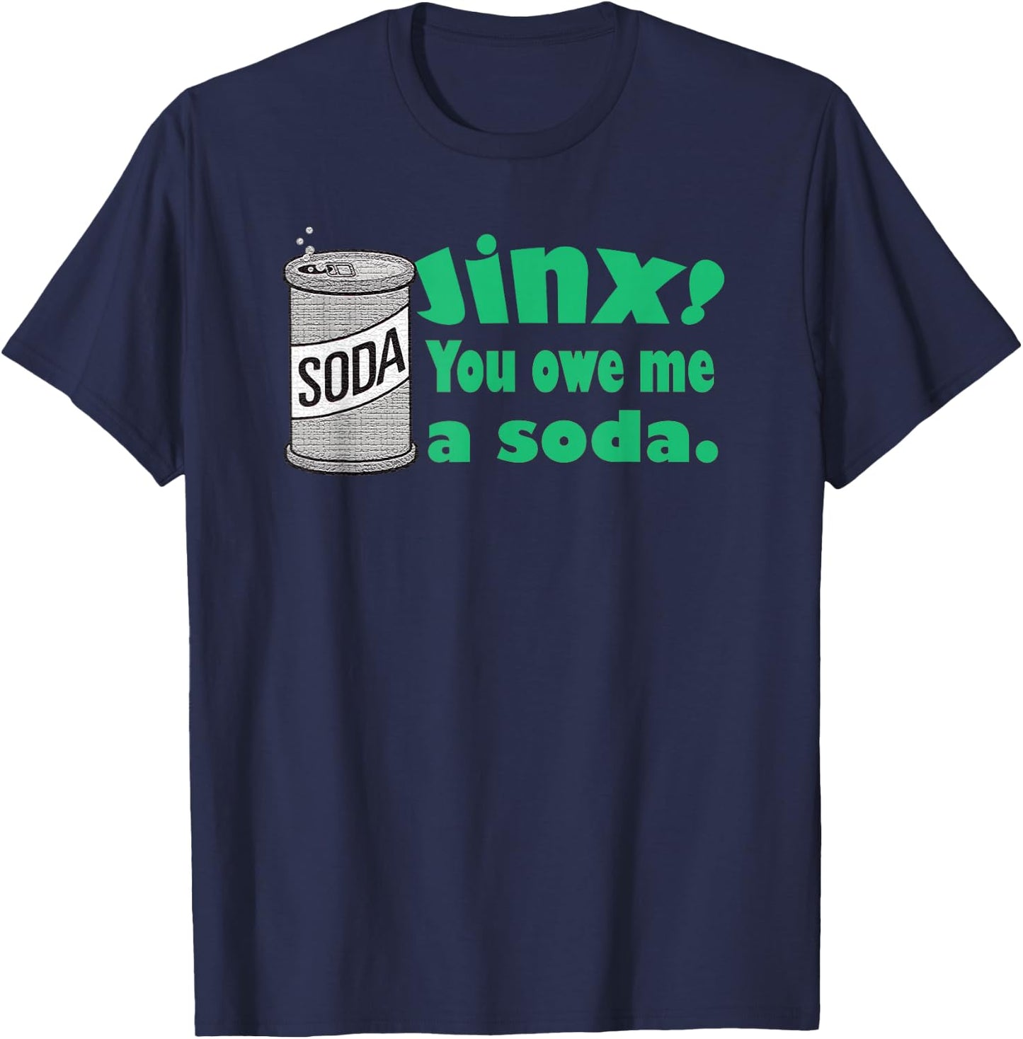 You Owe Me a Soda, 80s Children's Throwback Game T-Shirt - T-Shirt | Navy