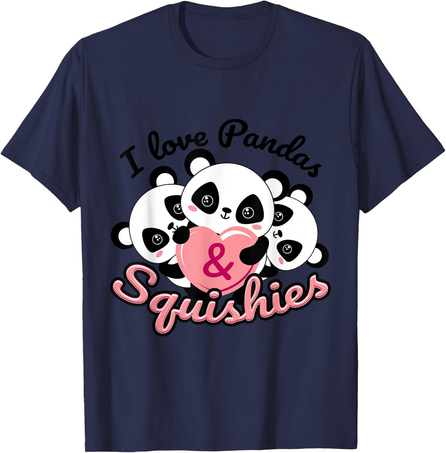 Cute Squishy , For Girls who like Squishies and Pandas T-Shirt - T-Shirt | Navy
