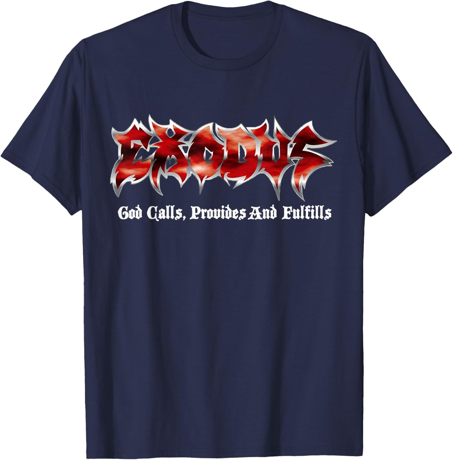 Book of Exodus Celebration Shirt T-Shirt - T-Shirt | Navy