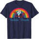 Disney Pixar Toy Story 4 Forky Talkin' Trash Rainbow Poster T-Shirt - T-Shirt | Navy