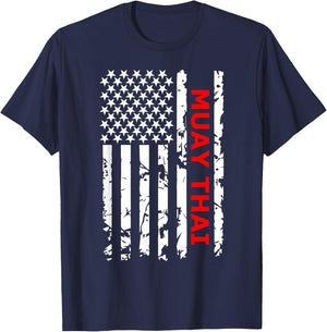 Muay Thai Martial Arts T-Shirt - T-Shirt | Navy