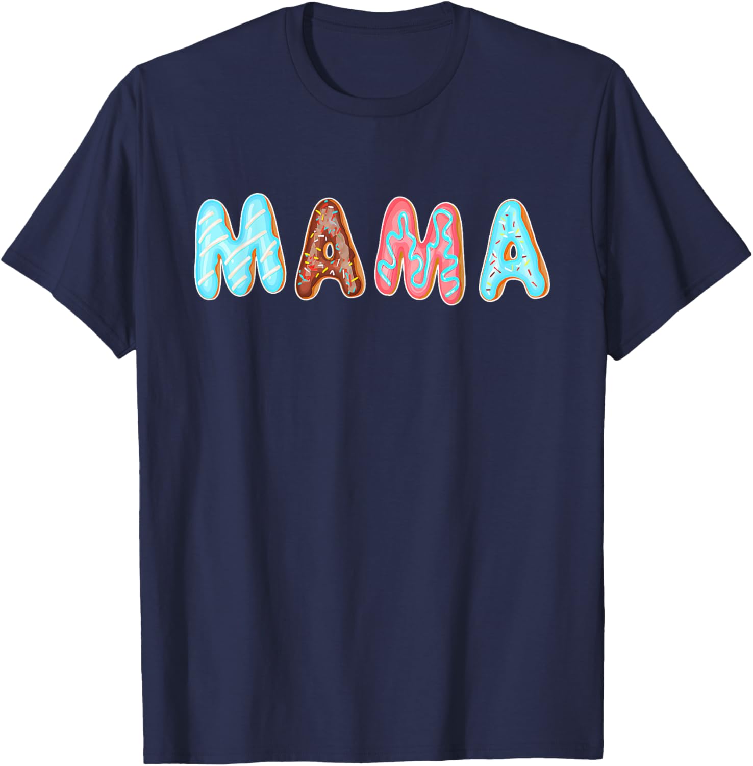 Sprinkle Donut Mom Mama Halloween Costume T-Shirt - T-Shirt | Navy