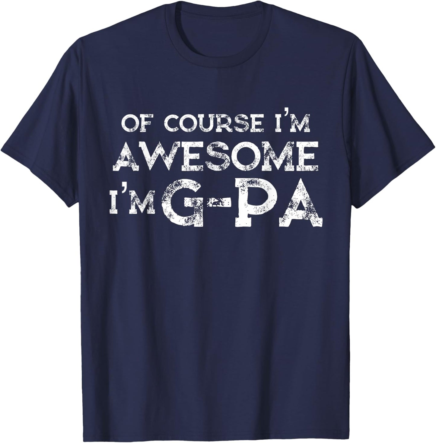 G-PA Shirts | Granddad Shirt Gift from grandson T-Shirt - T-Shirt | Navy