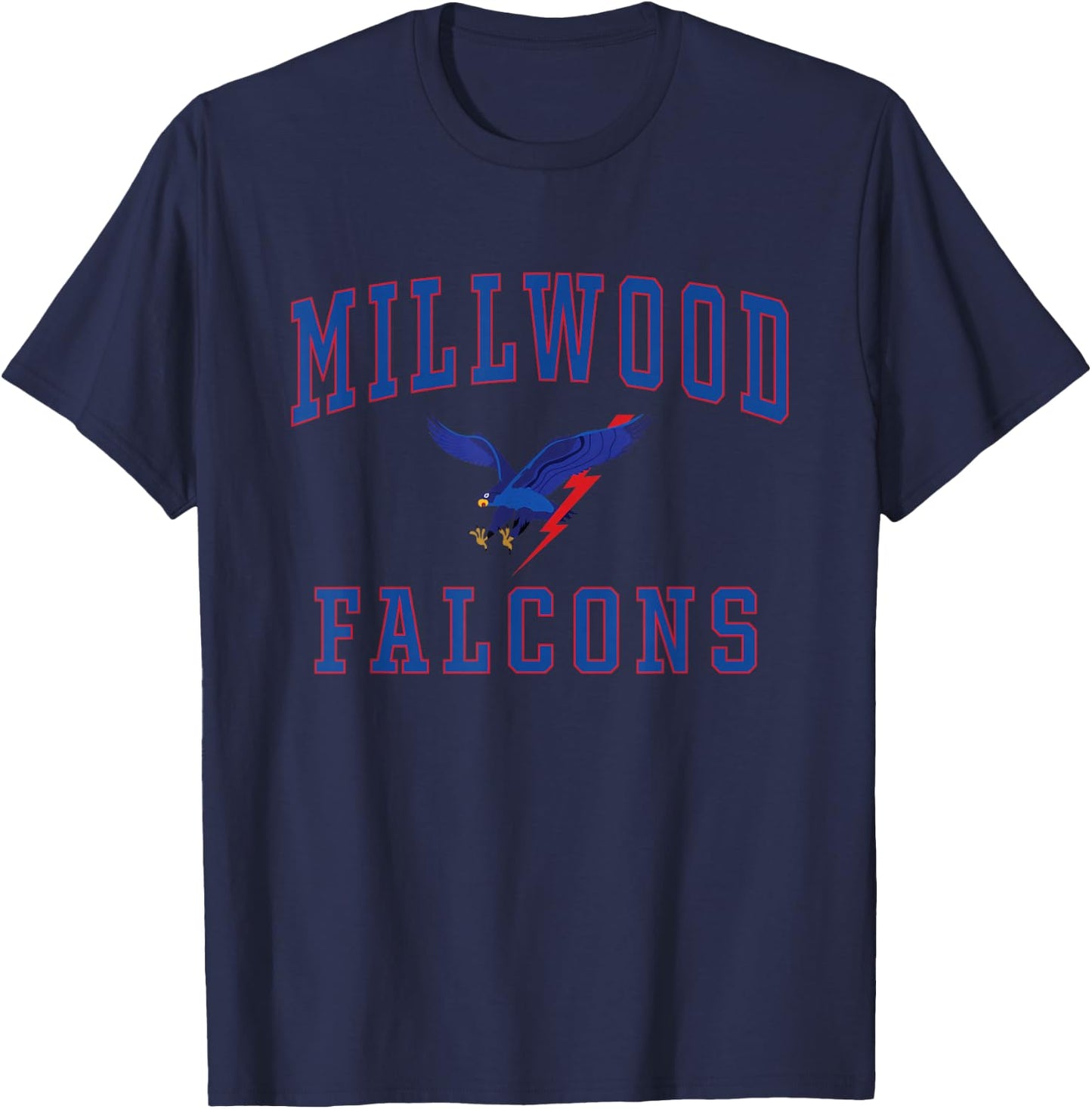 Millwood High School Falcons C1 T-Shirt - T-Shirt | Navy