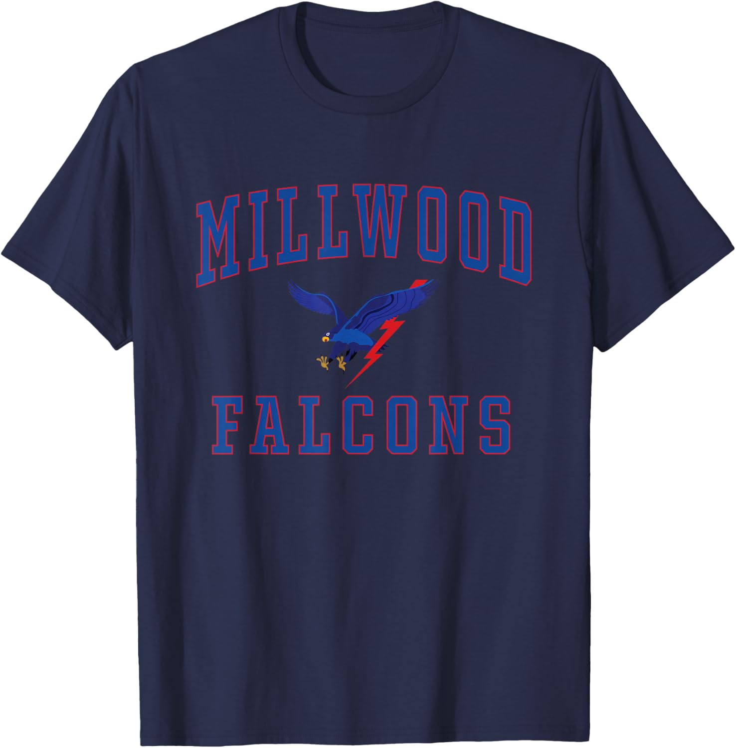 Millwood High School Falcons C1 T-Shirt - T-Shirt | Navy