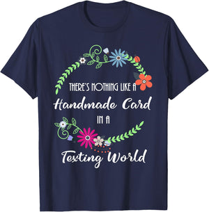 Cardmaking Handmade Card Making in Texting World T-Shirt - T-Shirt | Navy