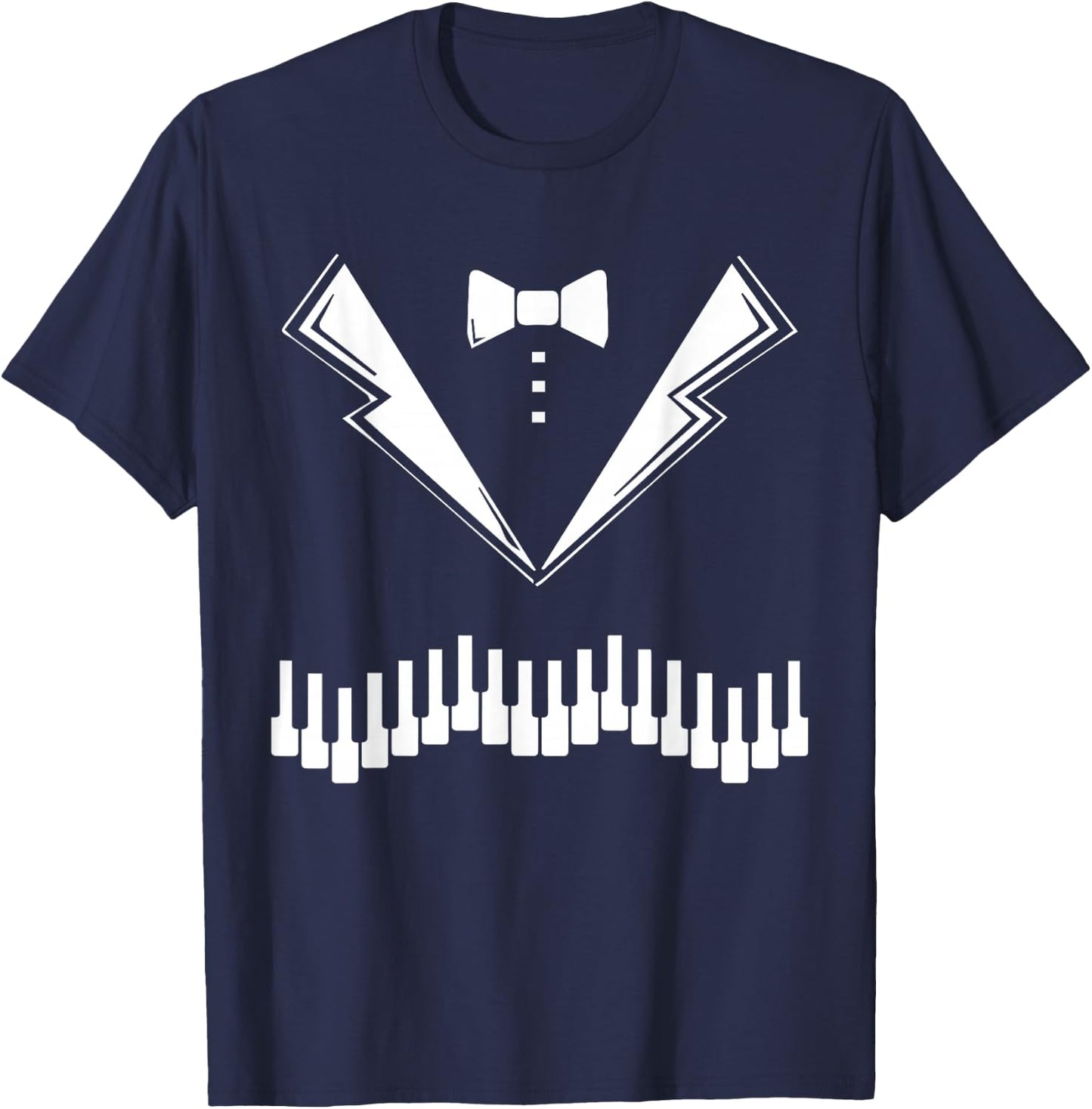 Funny Costume Keyboard Piano Player For The Concert Pianist T-Shirt - T-Shirt | Navy