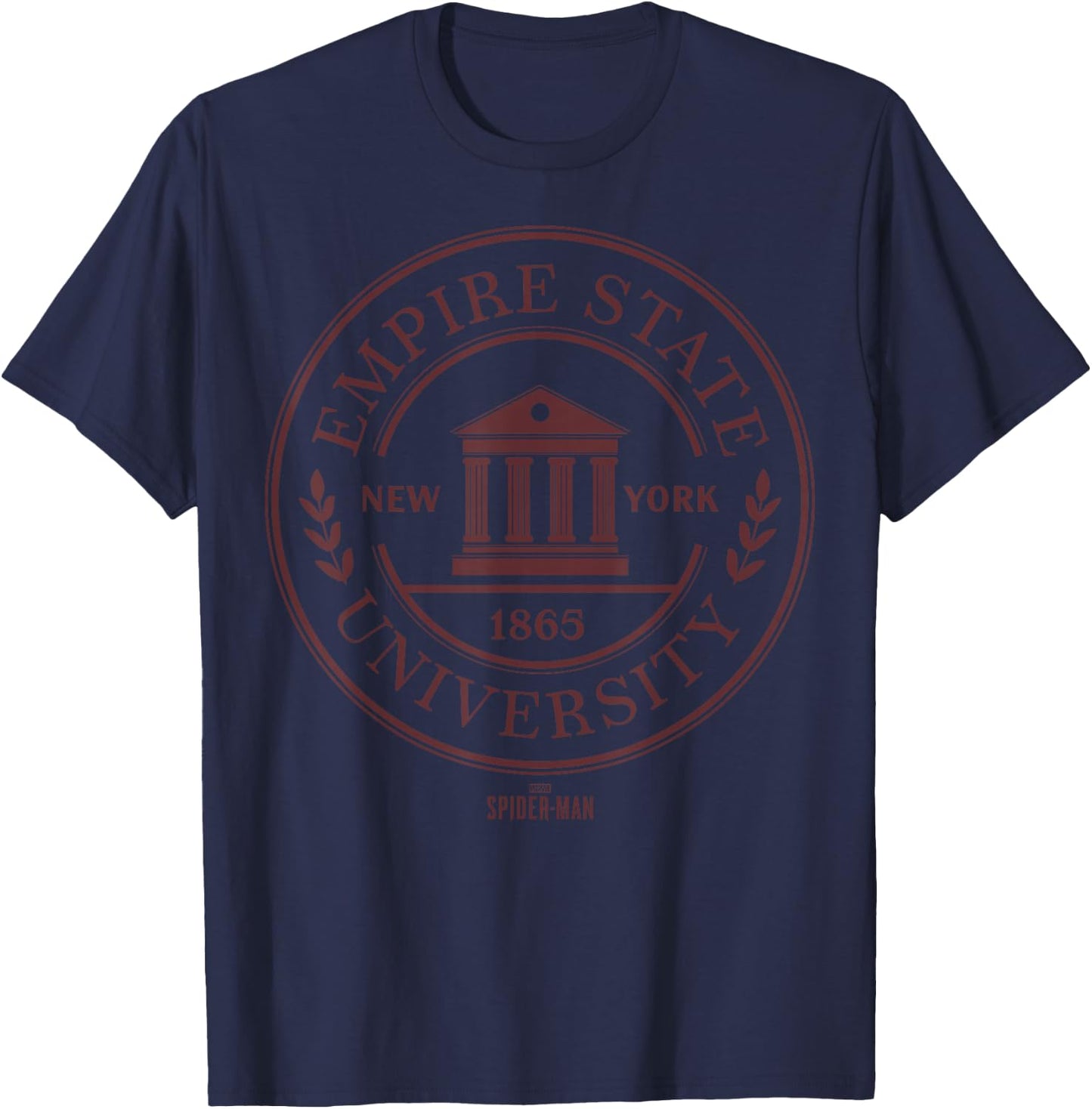 Marvel Games Classic Spider-Man Empire State University T-Shirt - T-Shirt | Navy