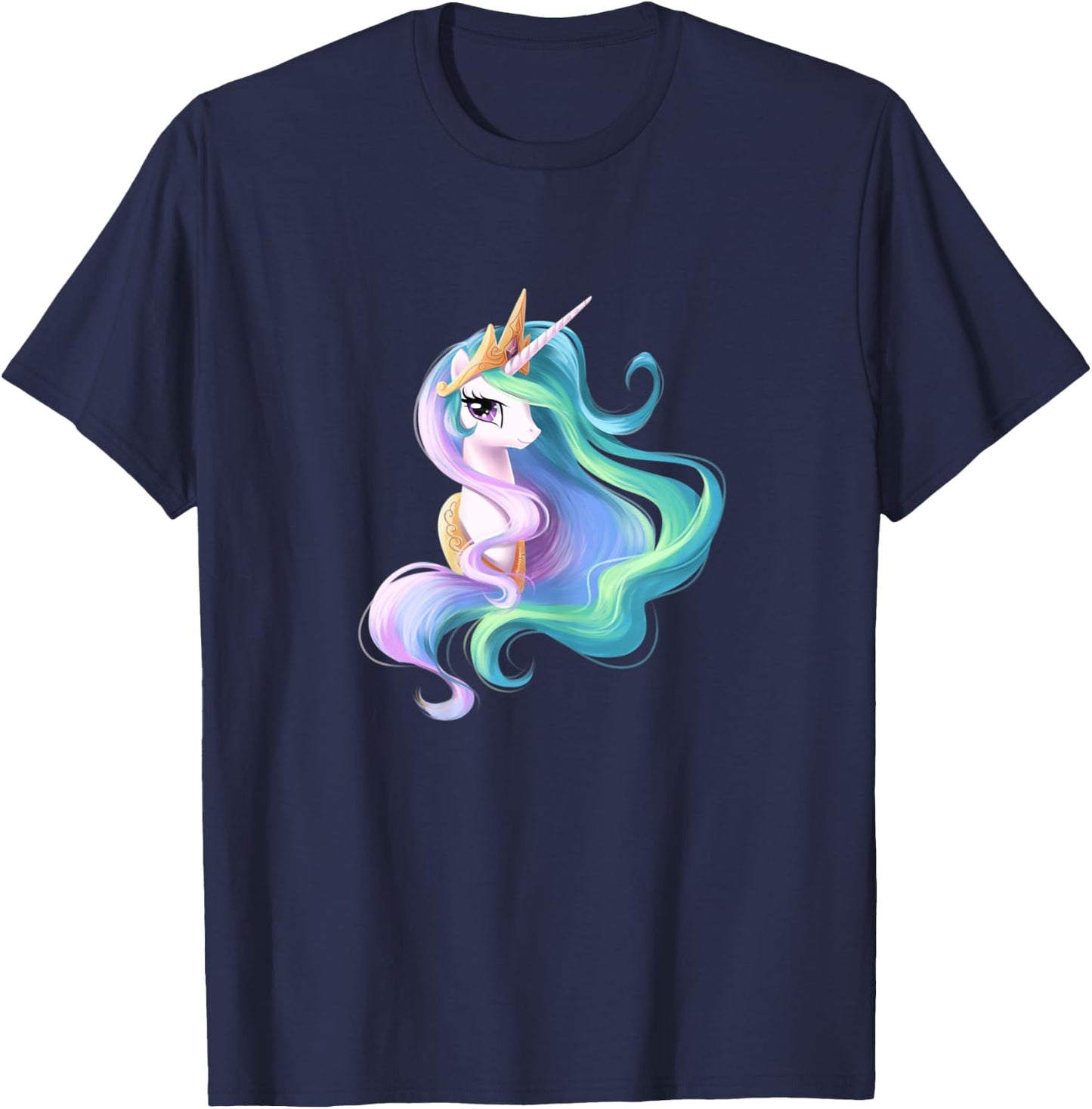 Princess Celestia Unicorn Shirt, A Perfect Unicorn Gift T-Shirt - T-Shirt | Navy