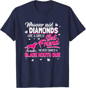 Black Mouth Cur T-Shirt - T-Shirt | Navy