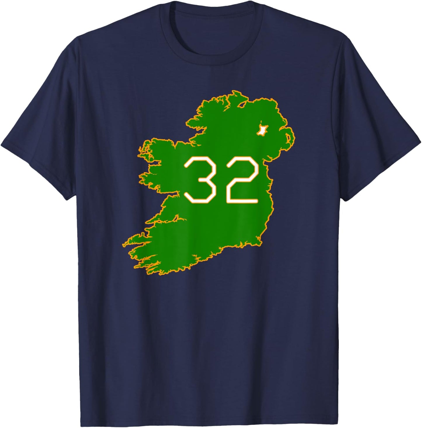 Irish Republican - Island Ireland 32 T-Shirt - T-Shirt | Navy